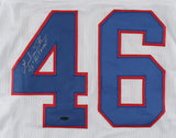 Leonard Smith Signed Buffalo Bills Jersey Inscribed "Hitman" (JSA COA)