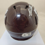 MIKE EVANS SIGNED TEXAS A&M AGGIES SPEED MINI HELMET BECKETT QR