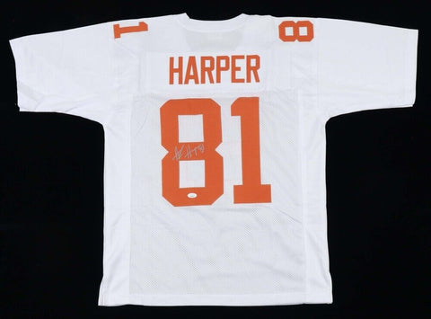 Alvin Harper Signed Tennessee Volunteers Jersey (JSA COA) Falcons R.B.