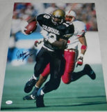 RASHAAN SALAAM AUTOGRAPHED SIGNED COLORADO BUFFALOES 16x20 PHOTO JSA