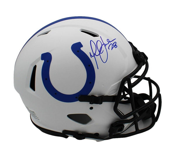 Marshall Faulk Signed Indianapolis Colts Speed Authentic Lunar NFL Helmet