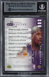 Lakers Shaquille O'Neal Authentic Signed 2000 SPX Masters #M9 Card BAS Slabbed