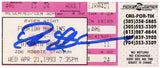 Deion Sanders Autographed Atlanta Braves 4/21/1993 @ Marlins Ticket BAS 37179