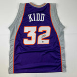 Autographed/Signed Jason Kidd Phoenix Purple Basketball Jersey Beckett BAS COA