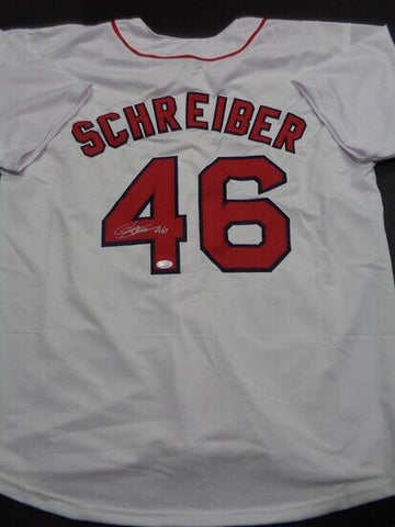 John Schreiber Signed Boston Red Sox Jersey (JSA COA) Bosox Pitcher