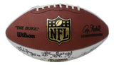 Football Hall of Fame XIX Golf Classic Multi Signed Football BAS LOA