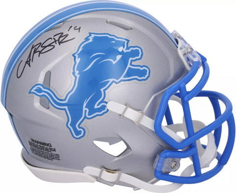 Amon-Ra St. Brown Autographed Detroit Lions Mini Speed Helmet Fanatics