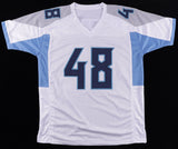 Bud Dupree Signed Tennessee Titans Jersey (Beckett) 1st Round Pick 2015 L.B.