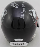 Jordan Lynch Signed Northern Illinois Huskies Mini-Helmet 3 Inscriptions JSA COA