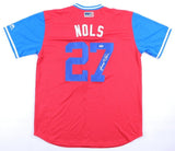 Aaron Nola Signed Philadelphia Phillies Player's Weekend Jersey (PSA) #1 Starter