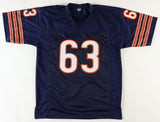 Jay Hilgenberg Signed Chicago Bears Jersey (Beckett) Super Bowl XX Champ/ Center