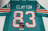 Mark Clayton Signed Miami Dolphins Jersey (JSA COA) 5xPro Bowl Wide Receiver