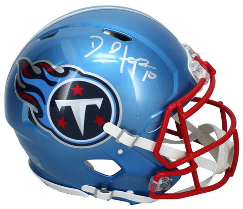 DeAndre Hopkins Autographed Titans Flash Authentic Speed Helmet Beckett