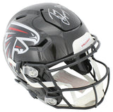 Falcons Tony Gonzalez "HOF 19" Signed Authentic Speed Flex Full Size Helmet BAS