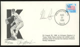 Nolan Ryan Signed 1989 Cachet Envelope (JSA COA) Mets, Angels, Astros, & Rangers