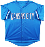 Salvador Perez Signed Royals Jersey (Beckett) Kansas City 8xAll Star Catcher