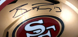 Brock Purdy Autographed San Francisco 49ers F/S Speed Helmet - Fanatics *Black