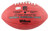 Travis Kelce Signed Super Bowl LVIII Logo Wilson "Duke" Football W/ Case BAS Wit