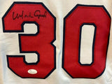 Orlando Cepeda Signed Atlanta Braves Jersey (JSA COA) 1967 NL MVP / 11xAll Star