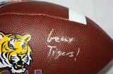 Rueben Randle Autographed LSU Brown Football W/ Geux Tigers- JSA W Auth