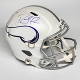 Randy Moss Autographed Signed Minnesota Vikings FS White Replica Helmet Beckett