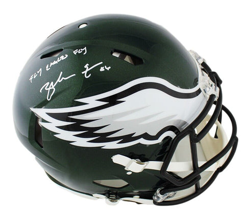 Zach Ertz Signed Philadelphia Eagles Speed Authentic Helmet w/ Fly Eagles Fly