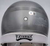 DeVonta Smith Auto Eagles Flash Full Size Authentic Helmet Scuff Beckett WN30215