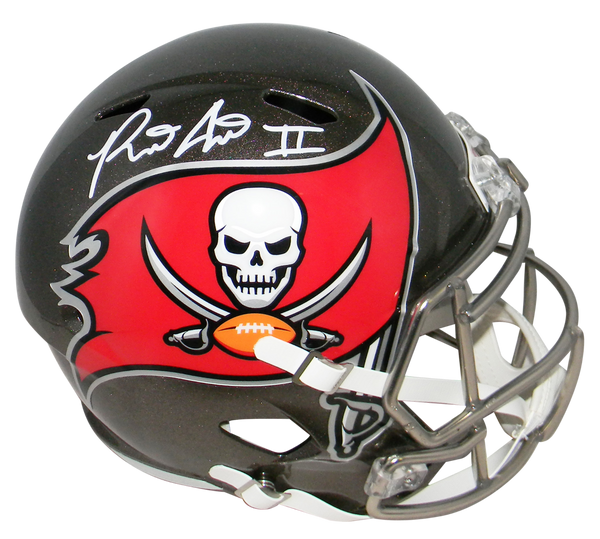 RONALD JONES II SIGNED TAMPA BAY BUCS BUCCANEERS FULL SIZE SPEED HELMET BECKETT