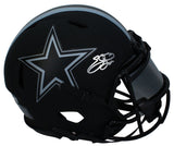 Emmitt Smith Autographed Cowboys Speed Eclipse Authentic Helmet W/ Visor Beckett