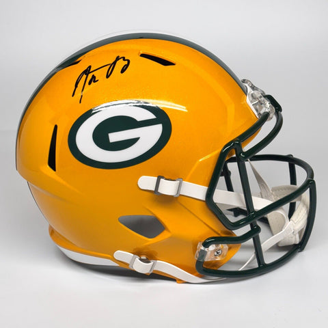 Aaron Rodgers Signed Autographed Green Bay Packers FS Replica Helmet Fanatics