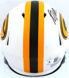 Davante Adams Autographed GB Packers Lunar Speed Mini Helmet-Beckett W Hologram