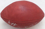 Kenneth Walker III Autographed NFL Leather Football Seahawks Beckett QR #BK44622