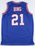 Dave Bing Signed Detroit Pistons Jersey Inscribed "H.O.F 1990" (Beckett COA)