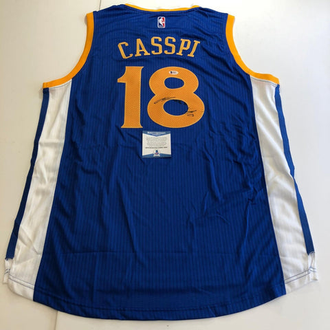 Omri Casspi signed jersey BAS Beckett Golden State Warriors Autographed