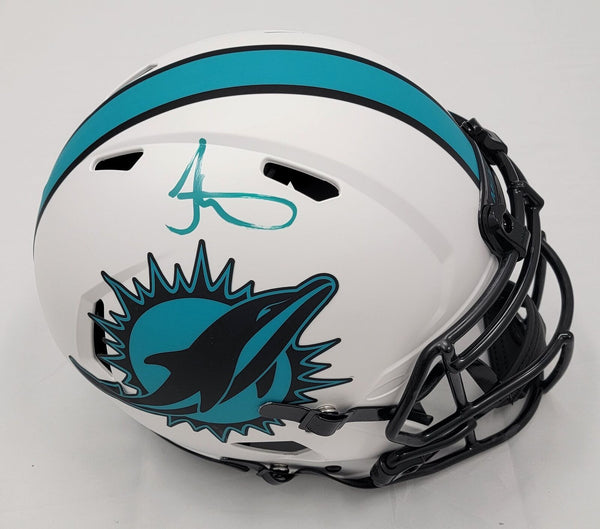 Tyreek Hill Signed Dolphins Lunar Eclipse Authentic Helmet Beckett Witnessed