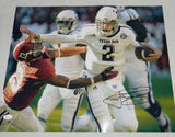 JOHNNY MANZIEL AUTOGRAPHED SIGNED TEXAS A&M AGGIES VS ALABAMA 16x20 PHOTO JSA