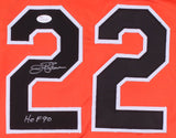 Jim Palmer Signed Baltimore Orioles Orange Jersey (JSA) 3X World Series Champion