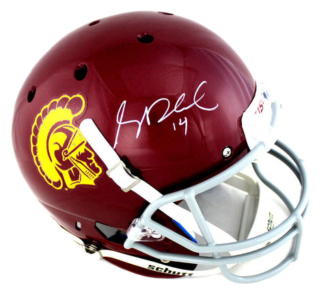 Sam Darnold Autographed/Signed USC Trojans Schutt Full Size NCAA Helmet