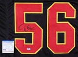 Derrick Johnson Signed Kansas City Chiefs Throwback Jersey (PSA COA) 4x Pro Bowl