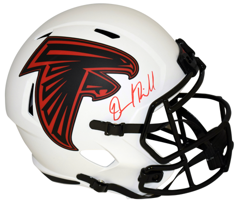 DESMOND RIDDER SIGNED ATLANTA FALCONS LUNAR FULL SIZE SPEED HELMET BECKETT