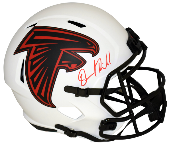 DESMOND RIDDER SIGNED ATLANTA FALCONS LUNAR FULL SIZE SPEED HELMET BECKETT