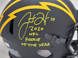 JUSTIN HERBERT AUTO CHARGERS ECLIPSE FULL SIZE AUTH HELMET ROY BECKETT 206931