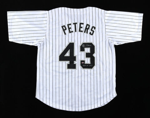 Gary Peters Signed Chicago White Sox Jersey Inscr "1963 AL ROY" (RSA Hologram)