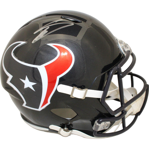 Stefon Diggs Signed Houston Texans '24 F/S Helmet Beckett 46339