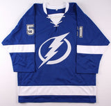 Valtteri Filppula Signed Lightning Jersey (JSA COA) Tampa Bay Center 2013 - 2017