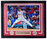 Aaron Nola Signed Framed 16x20 Philadelphia Phillies Pitching Photo Fanatics