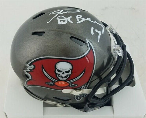 Steve DeBerg Signed Tampa Bay Buccaneers Speed Mini Helmet (JSA Witness COA)