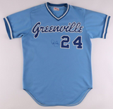 Pete Smith 2xSigned 1987 Greenville Braves Jersey (Beckett) Atlanta Pitcher