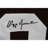 Ozzie Newsome Autographed/Signed Pro Style Brown Jersey HOF Beckett 44100