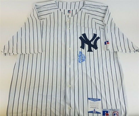 Ralph Terry "62 WS MVP" Signed New York Yankees Russell Athletic Jersey /Beckett